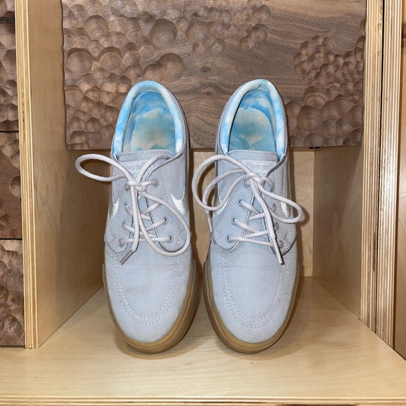 Nike Stefan Janoski Light Blue Sneakers - Like New - W8.5/M7/EU40 - Picture 2 of 7